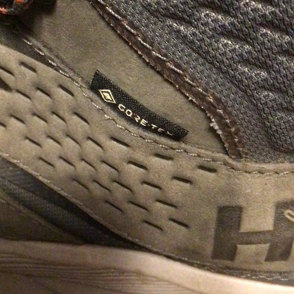 HOKA ANACAPA MID RISE HIKING BOOTS WITH GORTEX BODY AND VIBRAM SOLE MENSSZ 11.5D - Picture 12 of 14